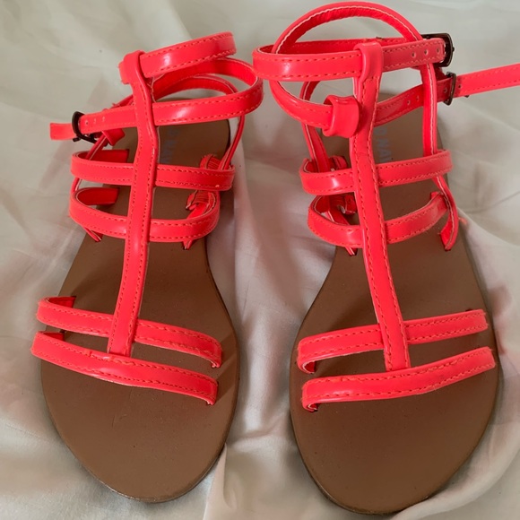 hot pink gladiator sandals